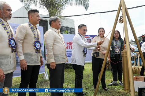 Rizal LGU, Sen. Go lead groundbreaking of new super health center.